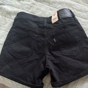 Levi's Women's Black Denim Shorts